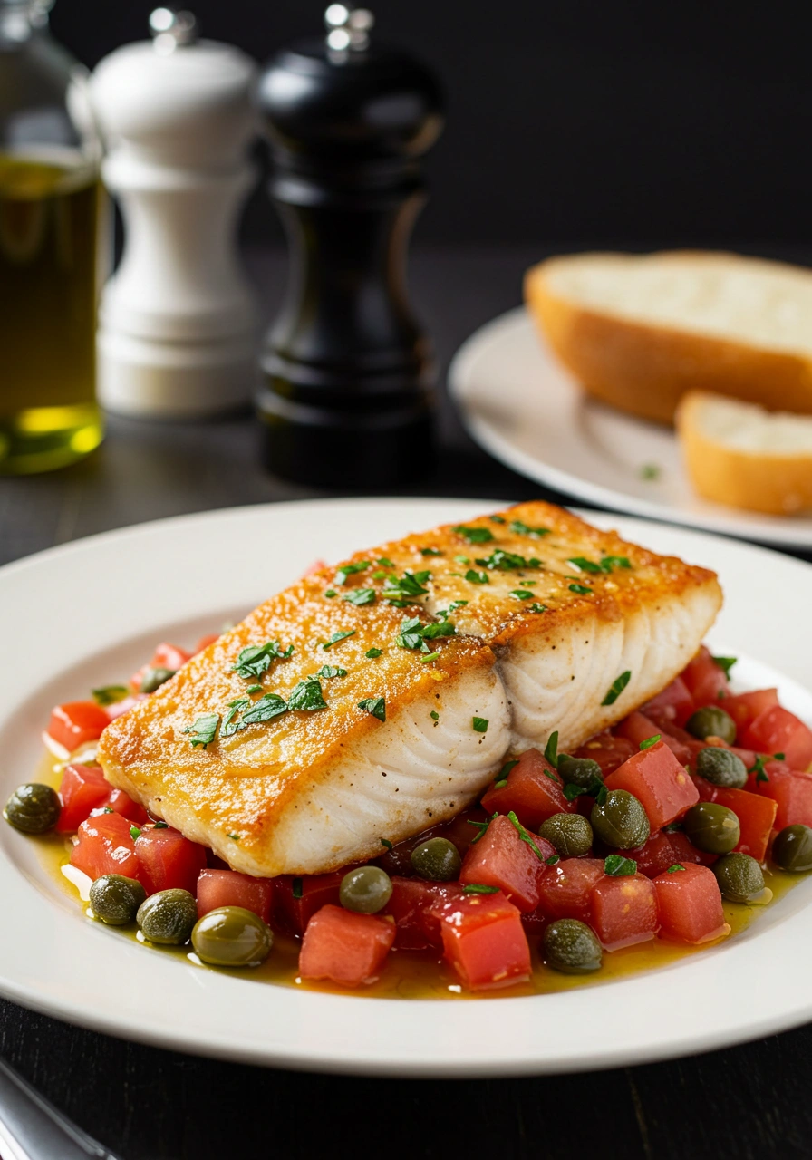 Mediterranean Tomato Caper Fish
